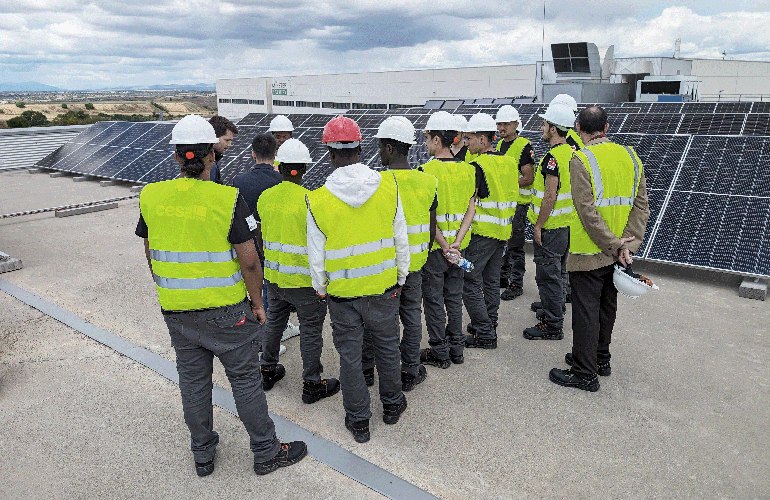 Basic Operations Course in Assembly and Maintenance of Solar Photovoltaic Installations organised by the NGO CESAL